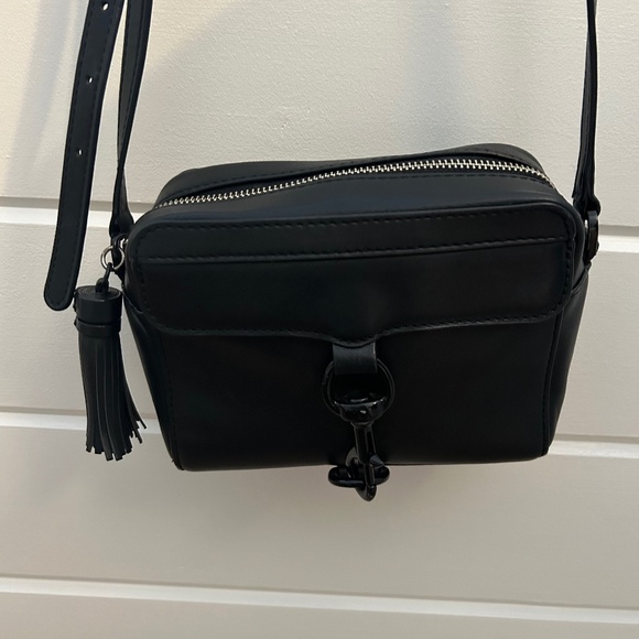 Rebecca Minkoff Cross Body Black Leather Bag - Picture 1 of 4